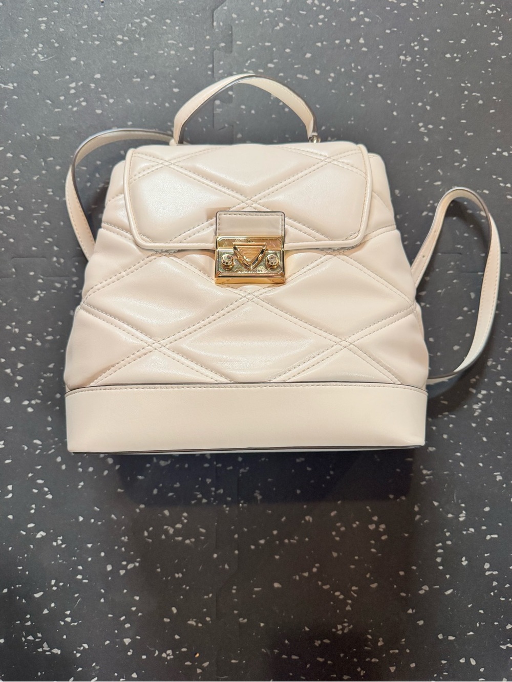 Michael Kors Serena Quilted Flap Backpack